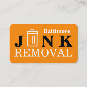 Junk Removal & Hauling Business Card