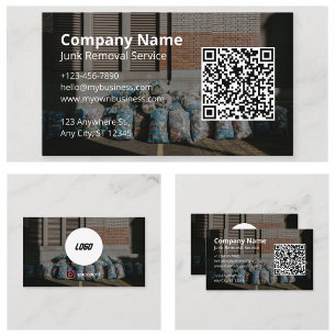 Junk Removal Hauling Service Ideas Business Card