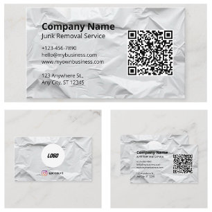 Junk Removal Hauling Service Logo Business Card