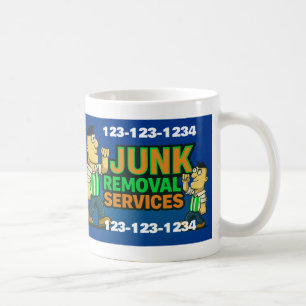 Junk Removal Services Cleaning Up Rubbish Hauling Coffee Mug