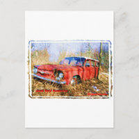 Junk Yard Memories Red Corvair Station Wag