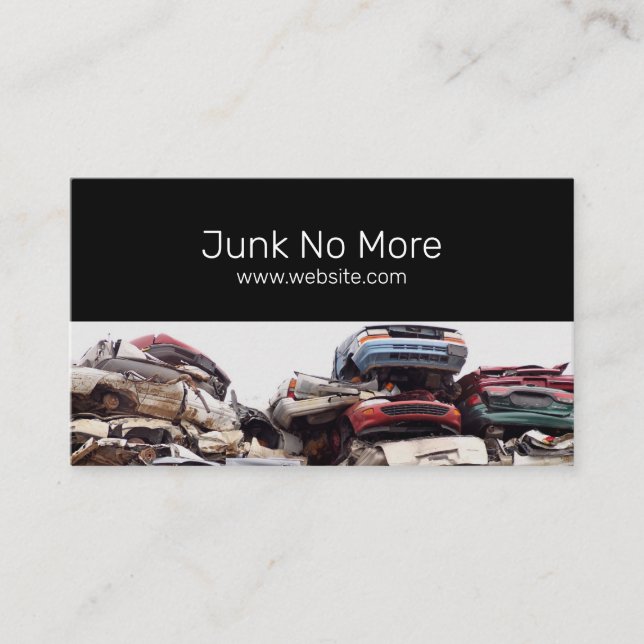 Junk Yard Recycle Business Card (Front)