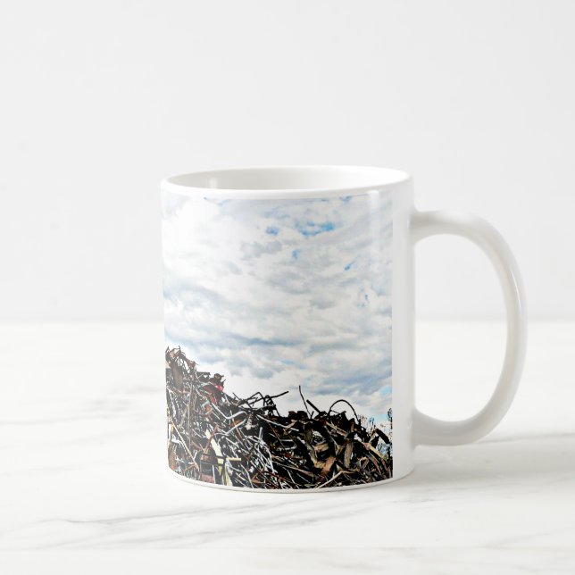 Junk Yard Scrap Metal at Depot Coffee Mug (Right)
