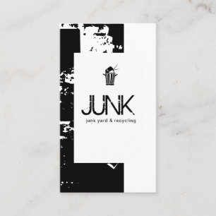 Junk Yard, Scrap Metal, Recycling Business Card
