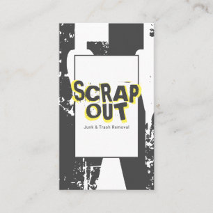 Junk Yard, Scrap Metal, Recycling Business Card