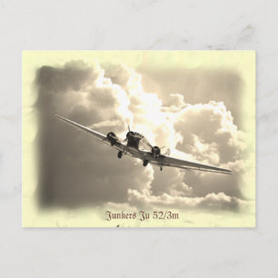 Junkers Ju 52/3m Postcard