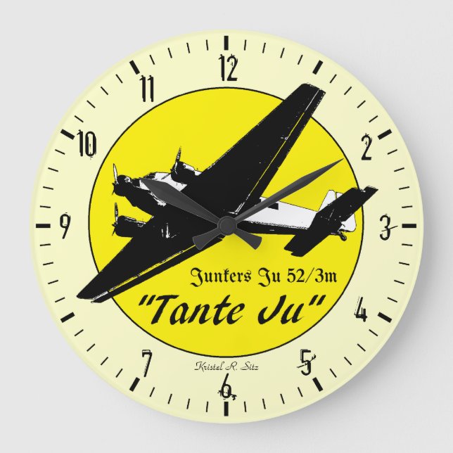 Junkers Ju 52 Large Clock (Front)
