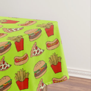 junkfood picnic tablecloth