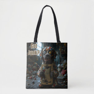 Junkie Puppy Tote Bag