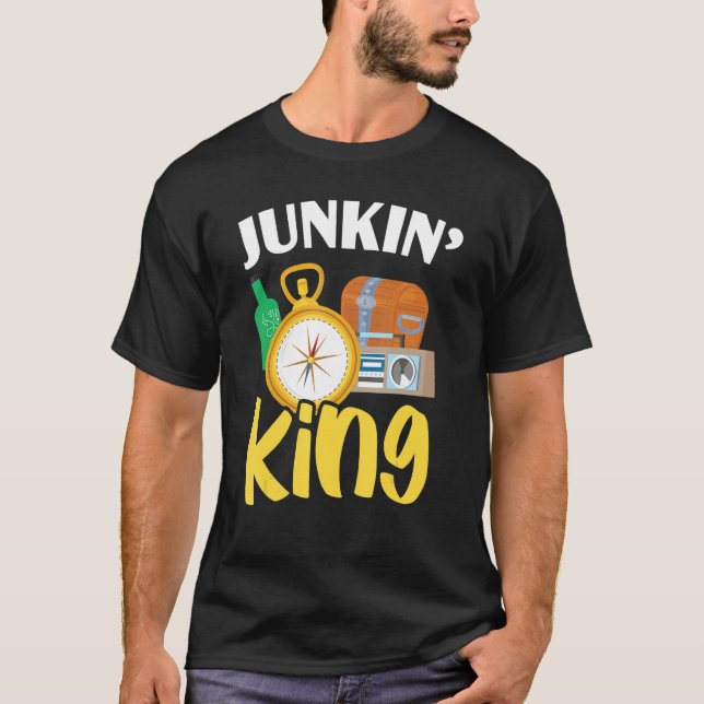 Junkin' King Antique Collector Antique T-Shirt (Front)