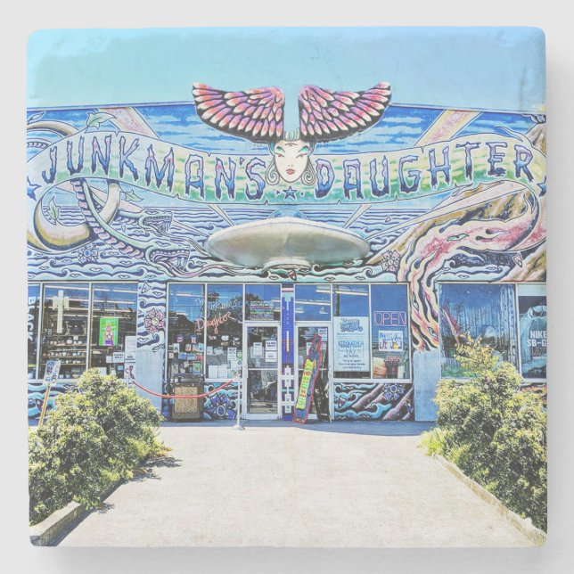 Junkmans Daughter Atlanta, Junkmans Daughter Stone Coaster (Front)