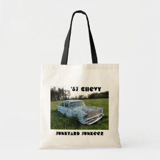 Junkyard Junkeez '57 Chevy Budget Tote Bag
