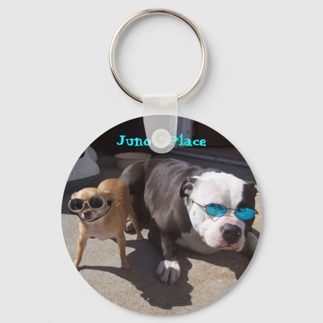 Juno and Nikki Key Ring (Front)