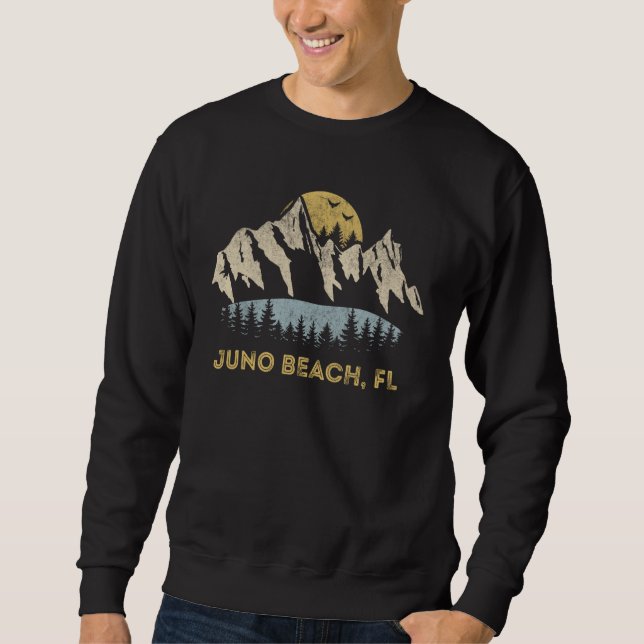 Juno Beach Florida Mountain Sunset Sunrise FL Sweatshirt (Front)