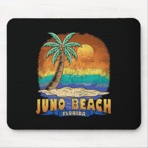 Juno Beach Florida Vintage Distressed Souvenir Mouse Pad