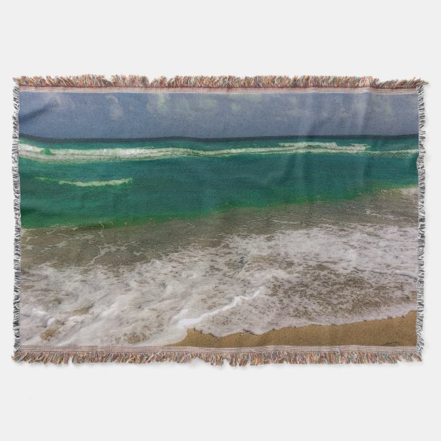 Juno Beach Throw Blanket (Front)