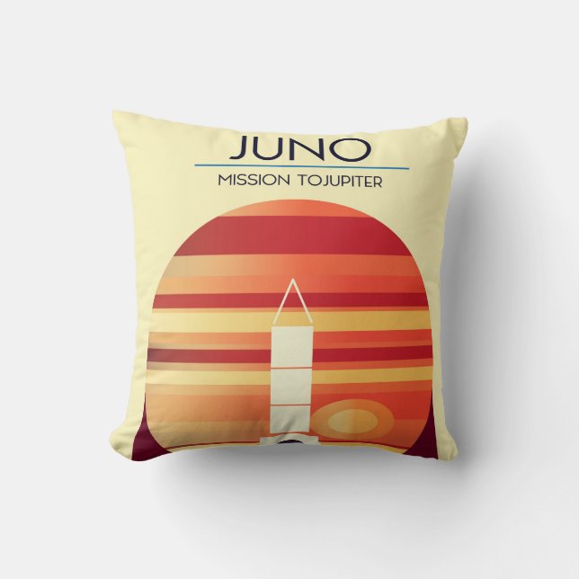 Juno - Mission to Jupiter Space art Cushion (Front)