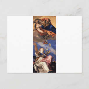Juno Showering Gifts on Venetia by Paolo Veronese Postcard