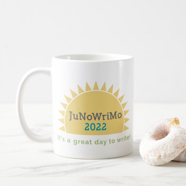 JuNoWriMo 2022 Mug (With Donut)