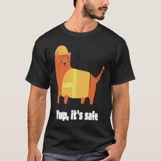 Jup It's safe Cat in High Visibility Vest and Hel T-Shirt