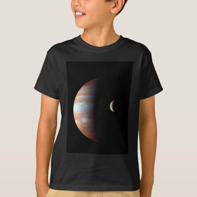 Jupiter 5th Planet with Cassini Solar System T-Shirt (Front)
