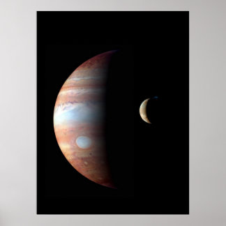 Jupiter and Io Poster