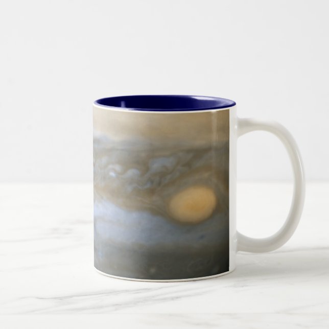 Jupiter and Red Spot Jr. April 2006 Two-Tone Coffee Mug (Right)