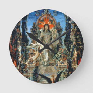 Jupiter and Semele, 1894-95 (oil on canvas) Round Clock