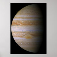 Jupiter as seen by the space probe Cassini