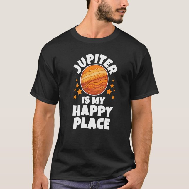 Jupiter Astronaut Astronomy Solar System Space Kid T-Shirt (Front)