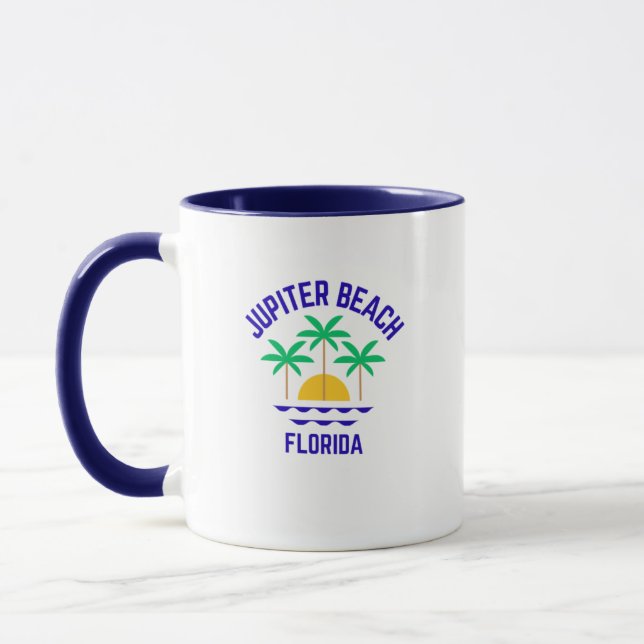 Jupiter Beach Florida Coffee Mug (Left)