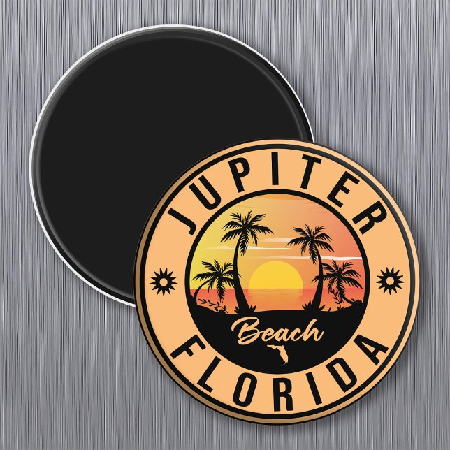 Jupiter Beach Florida Surf - Travel Souvenirs Magnet (Creator Uploaded)
