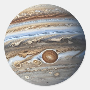 Jupiter Classic Round Sticker