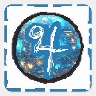 Jupiter Day Square Sticker