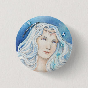 Jupiter Deo, Goddess of Wade 3 Cm Round Badge