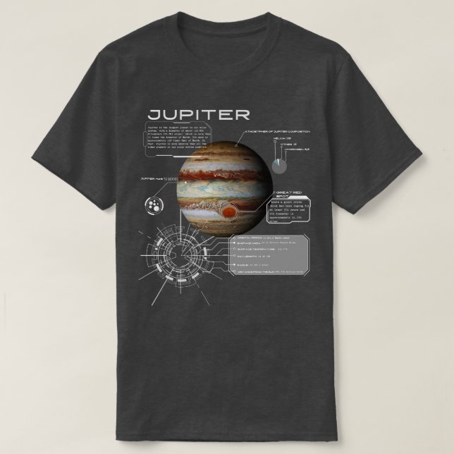 Jupiter Diagram T-Shirt (Design Front)