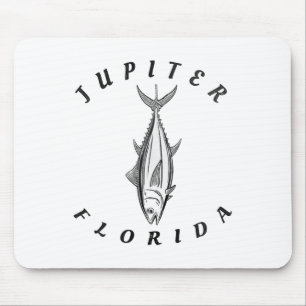 Jupiter Florida Saltwater Beach Fishing Vacation Mouse Pad