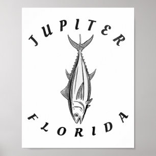 Jupiter Florida Saltwater Beach Fishing Vacation  Poster