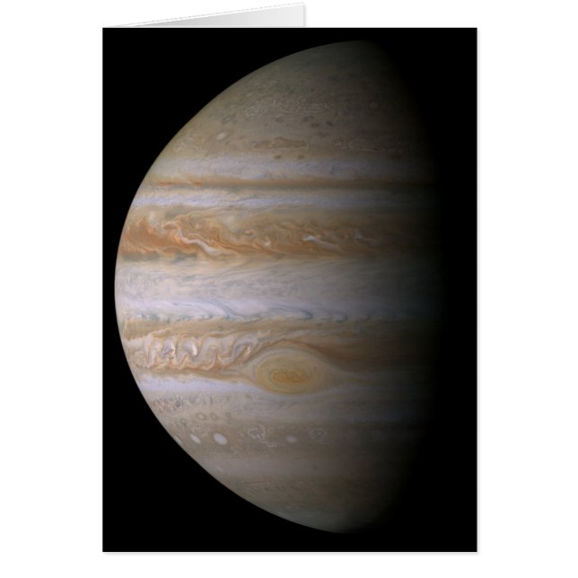 Jupiter Gas Giant Planet & Io Galilean Moon (Front)