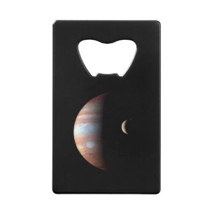 Jupiter Gas Giant Planet & Io Galilean Moon
