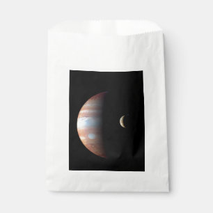Jupiter Gas Giant Planet & Io Galilean Moon Favour Bag