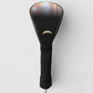Jupiter Gas Giant Planet & Io Galilean Moon Golf Head Cover