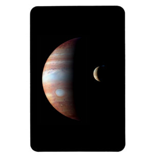 Jupiter Gas Giant Planet & Io Galilean Moon Magnet