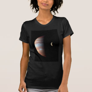 Jupiter Gas Giant Planet & Io Galilean Moon T-Shirt