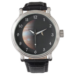 Jupiter Gas Giant Planet & Io Galilean Moon Watch