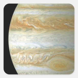 Jupiter Hemisphere Square Sticker