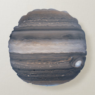 Jupiter in Infrared, James Webb Space Telescope Round Cushion