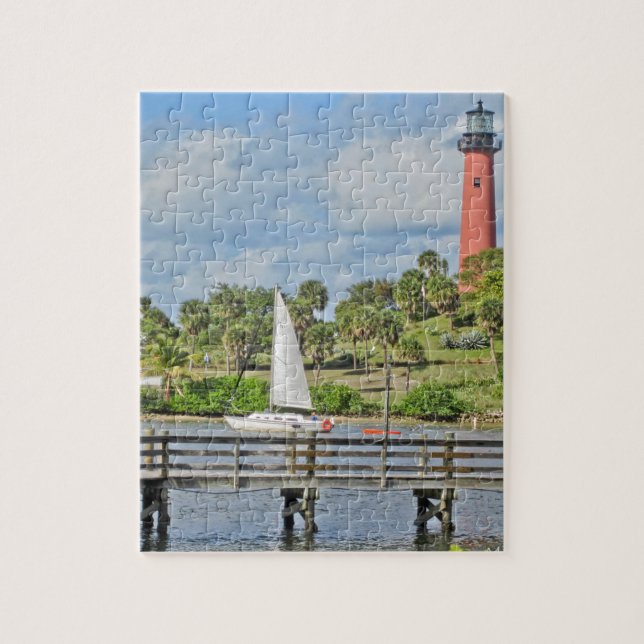 Jupiter Inlet Lighthouse Jigsaw Puzzle (Vertical)