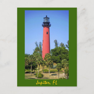 Jupiter Inlet Lighthouse, Jupiter, Florida Postcard