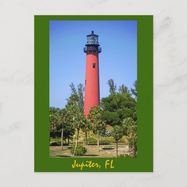 Jupiter Inlet Lighthouse, Jupiter, Florida Postcard (Front)